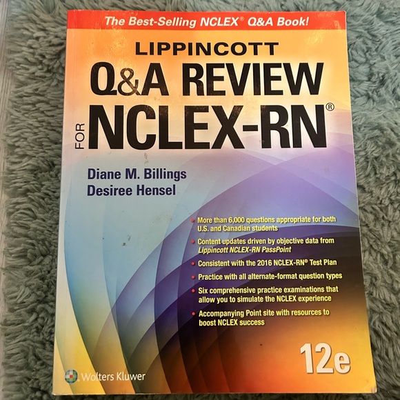 Lippincott Q&A Review for NCLEX-RN Review For NCLEX-RN ISBN-13: 978-1469886619 - Picture 1 of 2